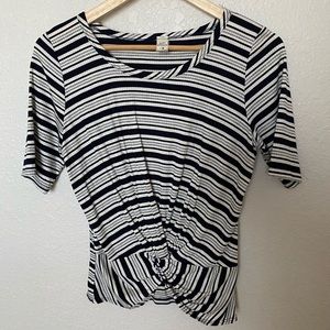 Paper Crane Ribbed Comfy Top Small